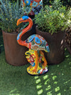 Flamingo Home Decor & Garden Art | Gorgeous Handmade Talavera Flamingo Will Enhance Your Home, Porch or Outdoor Decorations