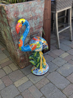 Flamingo Home Decor & Garden Art | Gorgeous Handmade Talavera Flamingo Will Enhance Your Home, Porch or Outdoor Decorations