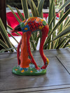 Pink Flamingo Home Decor or Yard Art, Talavera Pottery to use as Home Decor, Porch Decoration or Outdoor Decor