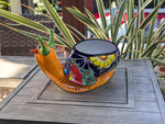 Talavera Snail Planter, Ceramic Mexican Planter Pot for Indoor Home Decor or Outdoor Garden Decor is also Exquisite Hand Painted Yard Art