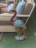 Flamingo Talavera Home Decor & Garden Art | Gorgeous Handmade Talavera Flamingo Will Enhance Your Home, Porch or Outdoor Decorations