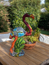 Flamingo Talavera Home Decor & Garden Art | Gorgeous Handmade Talavera Flamingo Will Enhance Your Home, Porch or Outdoor Decorations