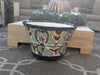 Talavera Pottery, Large Planter Pot 17" Wide, Ceramic Indoor Outdoor Flower Pot, Handmade In Mexico