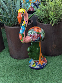 Flamingo Home Decor & Garden Art | Gorgeous Handmade Talavera Flamingo Will Enhance Your Home, Porch or Outdoor Decorations