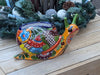 Talavera Snail Planter, Ceramic Mexican Planter Pot for Indoor Home Decor or Outdoor Garden Decor is also Exquisite Hand Painted Yard Art