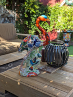 Flamingo Home Decor & Garden Art | Gorgeous Handmade Talavera Flamingo Will Enhance Your Home, Porch or Outdoor Decorations