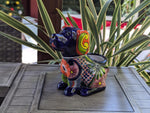 Talavera Dog Flower Pot for Outdoor Decor or Garden Decorations, Planter Pot is Handmade Mexican Pottery, great as Cute Dog Lover Gifts