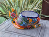 Talavera Snail Planter, Ceramic Mexican Planter Pot for Indoor Home Decor or Outdoor Garden Decor is also Exquisite Hand Painted Yard Art