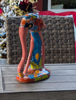 Pink Flamingo Home Decor or Yard Art, Talavera Pottery to use as Home Decor, Porch Decoration or Outdoor Decor