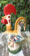 Vintage Rooster Talavera Mexican Pottery, Handmade Decorative Art for Indoor or Outdoor Home Decor, Housewarming Gift Idea