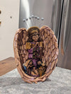 Angel & Holy Family Nativity is Oaxacan Folk Art From Mexico | Angel Sculpture is Original Clay Art Handmade By Juan Jose Aguilar of Oaxaca