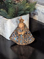 Handmade Figurine from Oaxaca Mexico | Mexican Art Sculpture for Shelf Decor or Home Decor | Original Clay Art Hand Painted Maiden