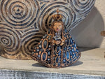 Handmade Figurine from Oaxaca Mexico | Mexican Art Sculpture for Shelf Decor or Home Decor | Original Clay Art Hand Painted Maiden
