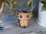 Axolotl Salamander Home Decor | Cute Ceramic Planter for Indoor Decor or Garden Decoration, Talavera Planter Pot is Handmade Mexican Pottery