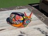 Talavera Snail Planter, Ceramic Mexican Planter Pot for Indoor Home Decor or Outdoor Garden Decor is also Exquisite Hand Painted Yard Art