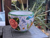 Gorgeous 3-Footed Ceramic Planter w Birds is Handmade Talavera Pottery | Outdoor Garden Decor, Indoor Home Decor, Unique Housewarming Gift