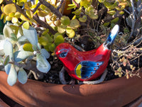 Talavera Birdie Home Decor | Ceramic Pottery Bird Statue & Small Bird Decor, Colorful Bird Art for Home, Yard or Garden Decor