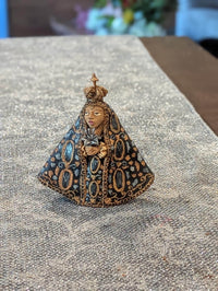 Handmade Figurine from Oaxaca Mexico | Mexican Art Sculpture for Shelf Decor or Home Decor | Original Clay Art Hand Painted Maiden