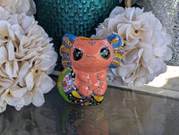 Axolotl Salamander Home Decor | Cute Ceramic Planter for Indoor Decor or Garden Decoration, Talavera Planter Pot is Handmade Mexican Pottery
