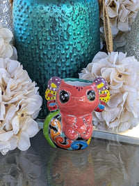 Axolotl Salamander Home Decor | Cute Ceramic Planter for Indoor Decor or Garden Decoration, Talavera Planter Pot is Handmade Mexican Pottery