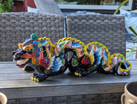 Pre-Order | Dragon Home Decor & Garden Art | Gorgeous Handmade Talavera Dragon - Enhance Your Home, Porch or Outdoor Decorations, Ships 10-1