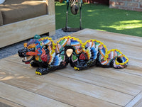 Pre-Order | Dragon Home Decor & Garden Art | Gorgeous Handmade Talavera Dragon - Enhance Your Home, Porch or Outdoor Decorations, Ships 10-1