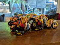 Pre-Order | Dragon Home Decor & Garden Art | Gorgeous Handmade Talavera Dragon - Enhance Your Home, Porch or Outdoor Decorations, Ships 10-1