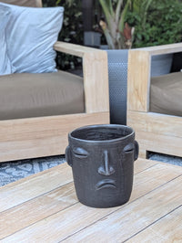 Sad Face Planter | Handmade Pottery from Atzompa, Mexico
