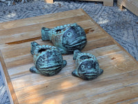 Fish Planter is Handmade Mexican Pottery | Clay Plant Pot for Outdoor Garden Decoration or Indoor Home Decor, Hand Painted Yard Art, 3 Sizes
