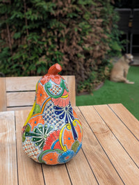 Halloween Pumpkin | Talavera Pottery is Jack-o-Lantern Home Decor and Mexican Art for Trick or Treat, Outdoor Patio Decor
