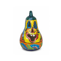 Halloween Pumpkin | Talavera Pottery is Jack-o-Lantern Home Decor and Mexican Art for Trick or Treat, Outdoor Patio Decor