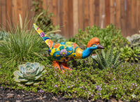 Talavera Roadrunner is Handmade Mexican Ceramic Garden Art