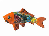 Talavera Pottery Fish: Handmade Mexican Ceramic Garden Decor