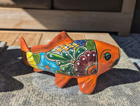 Talavera Pottery Fish: Handmade Mexican Ceramic Garden Decor