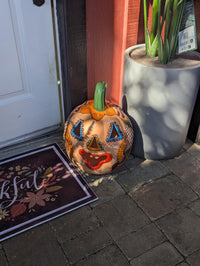 Talavera Pumpkin: Handmade Mexican Halloween Decor for Trick-or-Treat