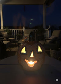 Talavera Pumpkin: Handmade Mexican Halloween Decor for Trick-or-Treat