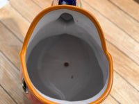 Talavera Whale Planter: Authentic Hand-painted Ceramic Mexican Garden Decor