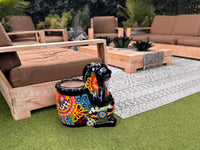 Talavera Rabbit Planter: Handmade Mexican Garden Decor