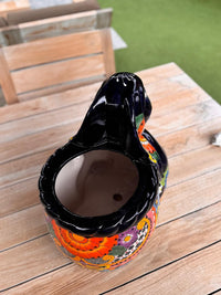 Talavera Rabbit Planter: Handmade Mexican Garden Decor