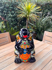 Talavera Rabbit Planter: Handmade Mexican Garden Decor