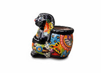 Talavera Rabbit Planter: Handmade Mexican Garden Decor