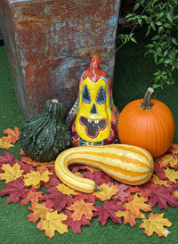 Halloween Pumpkin | Talavera Pottery is Jack-o-Lantern Home Decor and Mexican Art for Trick or Treat, Outdoor Patio Decor