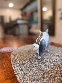 Warthog Alebrije is Genuine Mexican Folk Art | Vibrant Handcraftsmanship on this Oaxacan Wood Carving is Superb, Collectible Home Decor