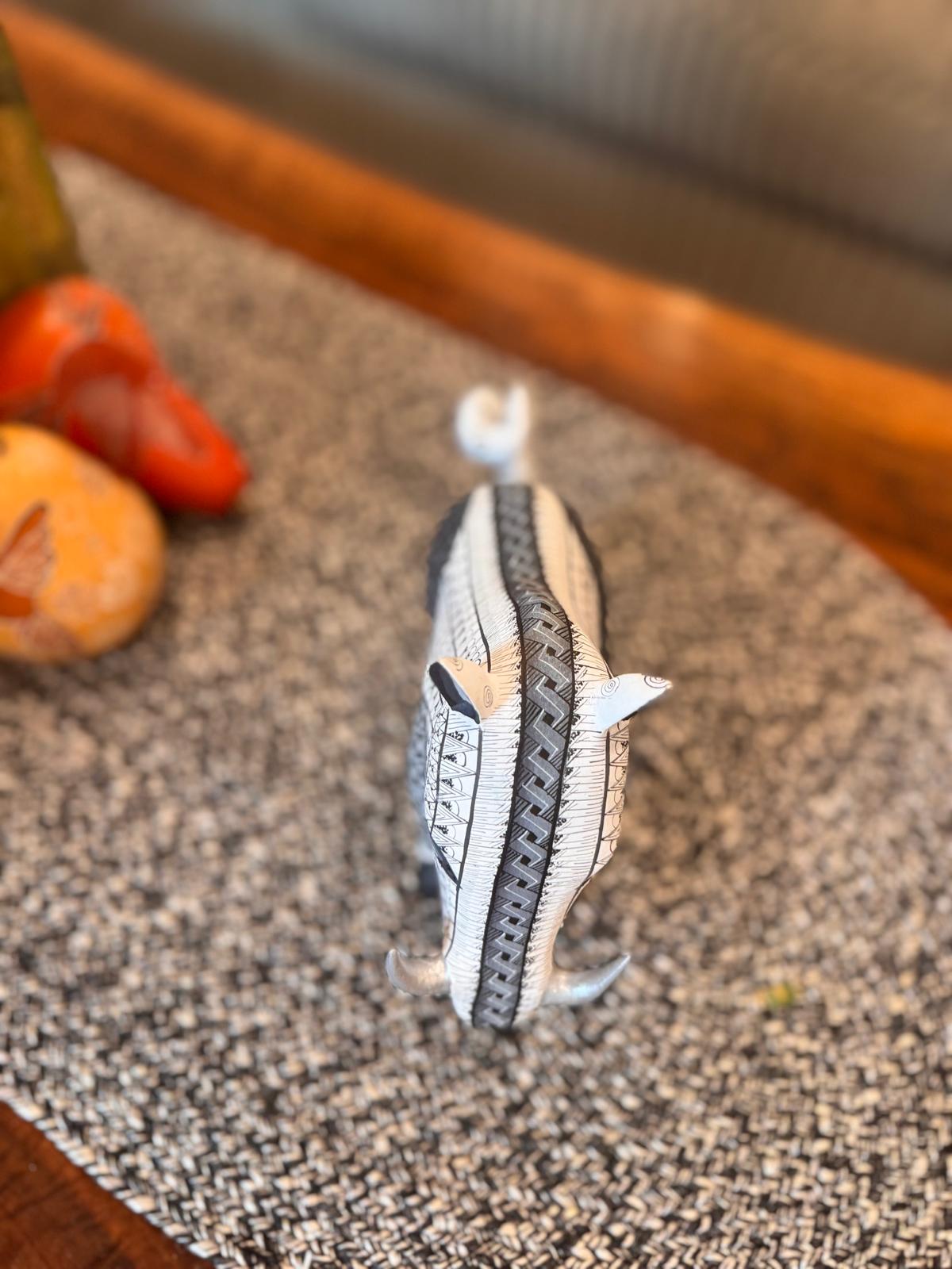 Warthog Alebrije is Genuine Mexican Folk Art | Vibrant Handcraftsmanship on this Oaxacan Wood Carving is Superb, Collectible Home Decor