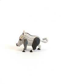 Warthog Alebrije is Genuine Mexican Folk Art | Vibrant Handcraftsmanship on this Oaxacan Wood Carving is Superb, Collectible Home Decor