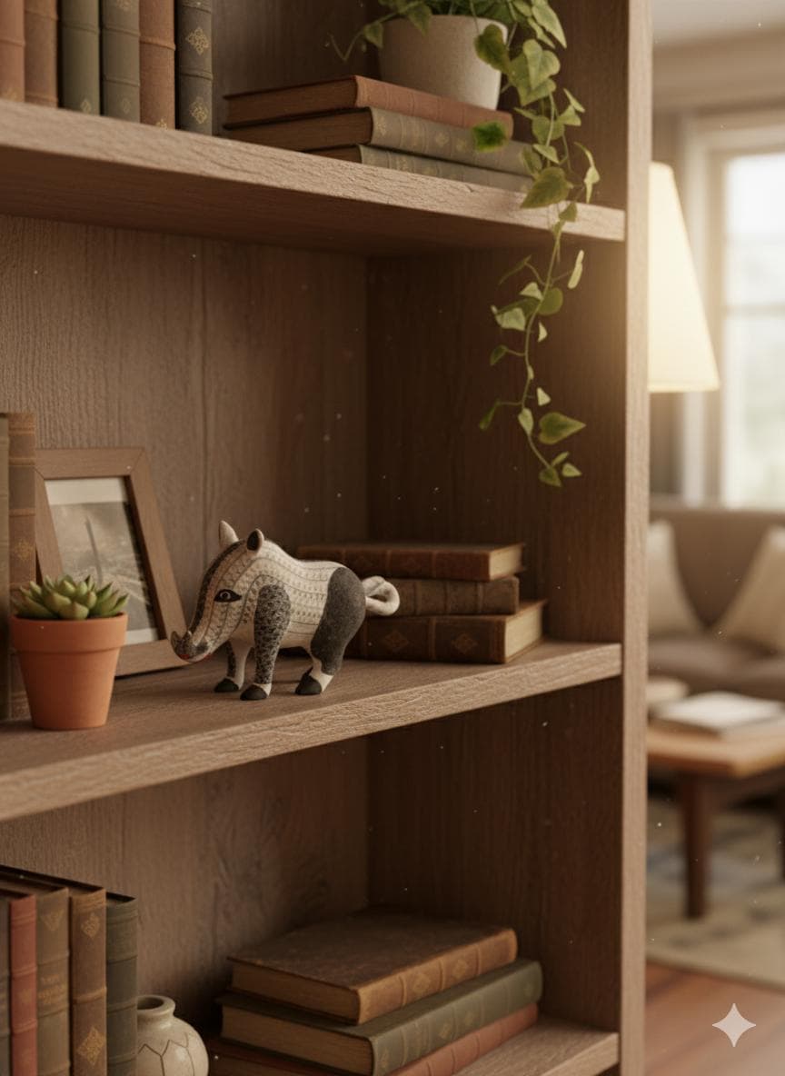 Warthog Alebrije is Genuine Mexican Folk Art | Vibrant Handcraftsmanship on this Oaxacan Wood Carving is Superb, Collectible Home Decor