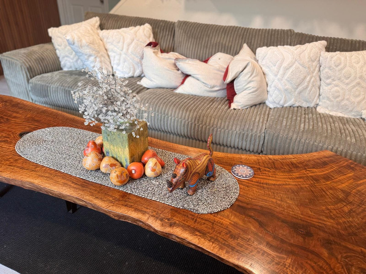 Rhino Alebrije is Genuine Mexican Folk Art | Vibrant Handcraftsmanship on this Oaxacan Wood Carving is Superb, Collectible Home Decor