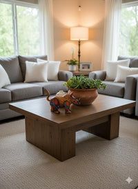 Rhino Alebrije is Genuine Mexican Folk Art | Vibrant Handcraftsmanship on this Oaxacan Wood Carving is Superb, Collectible Home Decor