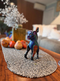 Fox Alebrije is Genuine Mexican Folk Art | Vibrant Handcraftsmanship on this Oaxacan Wood Carving is Superb, Collectible Home Decor