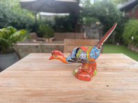 Talavera Roadrunner is Handmade Mexican Ceramic Garden Art